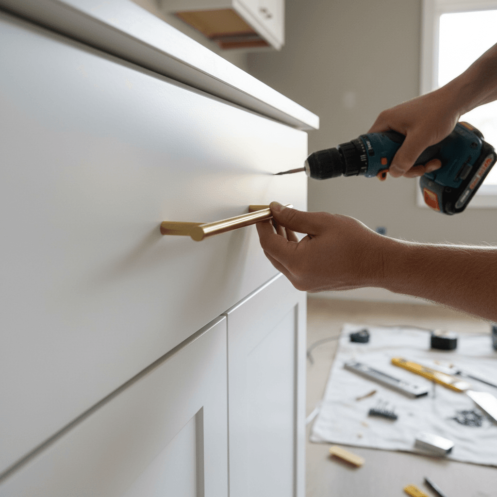 New cabinet installation in a Toronto kitchen