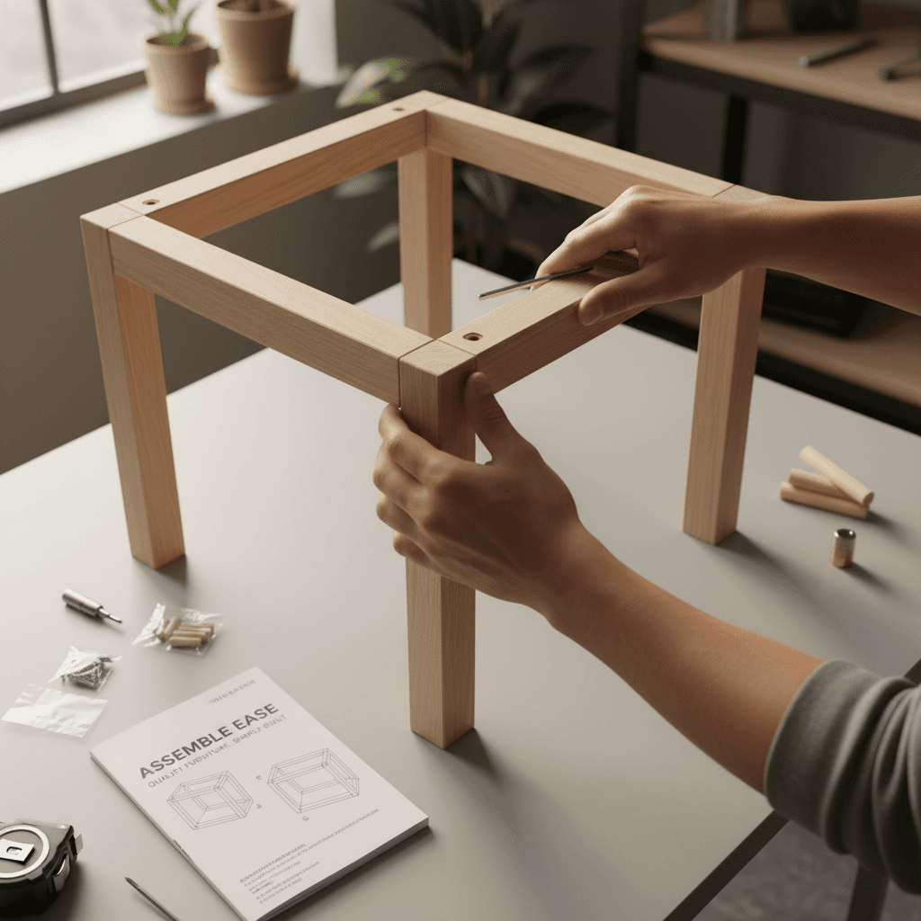 Furniture assembly in a condo unit